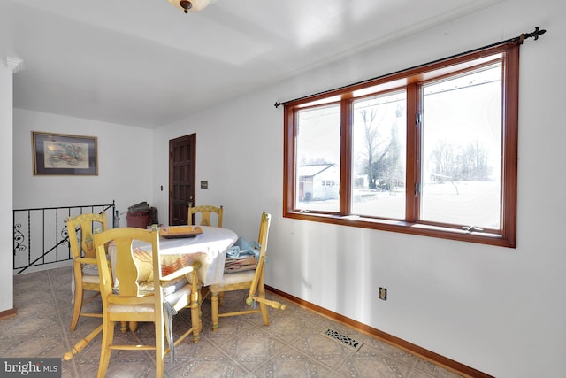 view of dining room