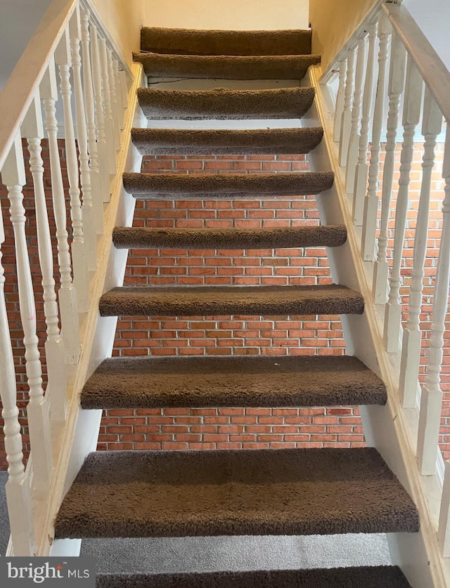 view of stairs