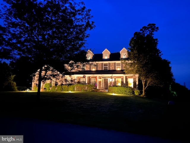 view of cape cod home