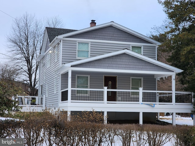 view of front of property