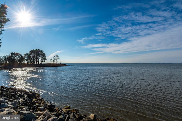 property view of water