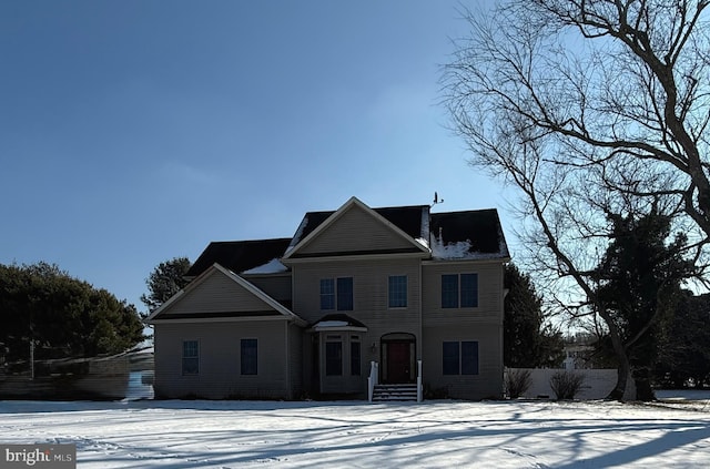 view of front of property