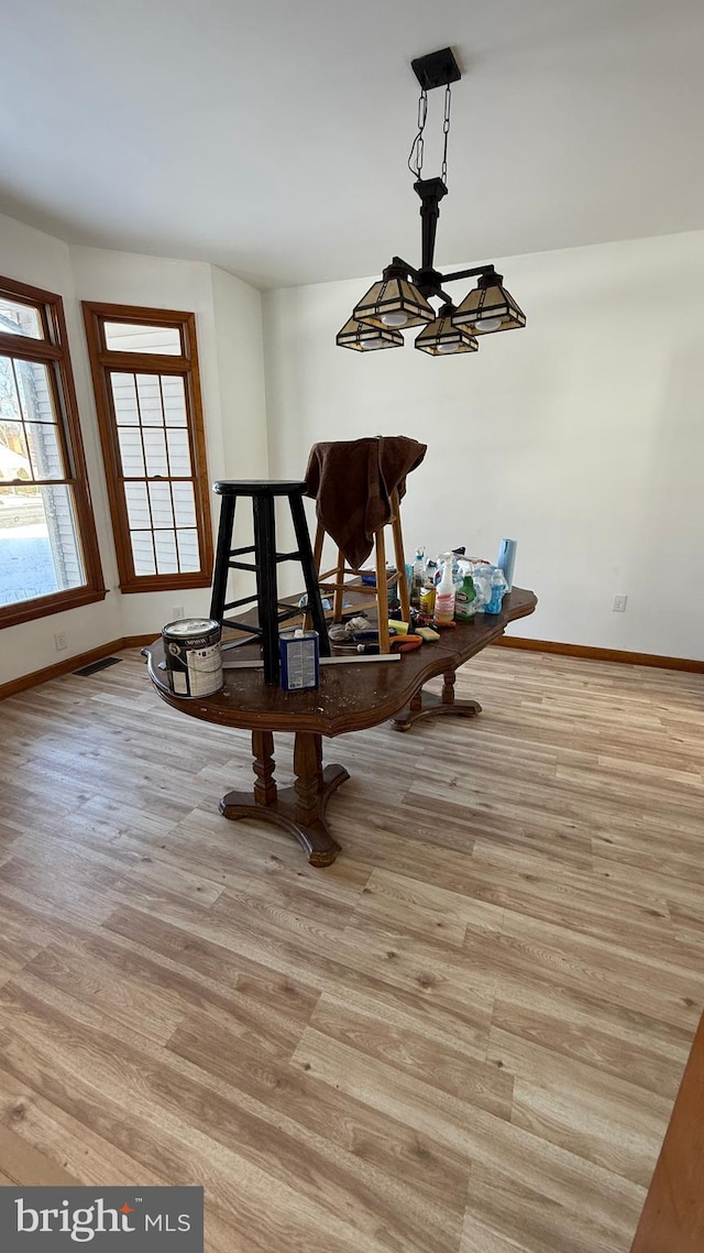 interior details with wood-type flooring