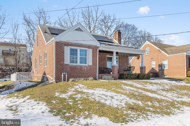 bungalow-style home featuring a porch