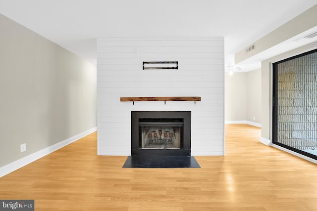 interior details with wood-type flooring