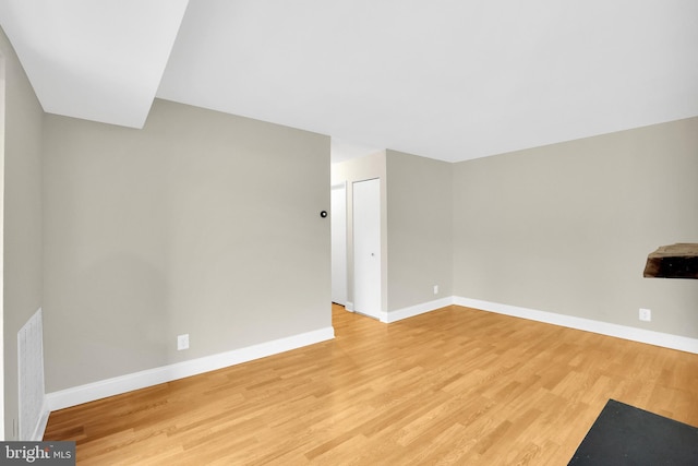 interior space featuring light hardwood / wood-style floors