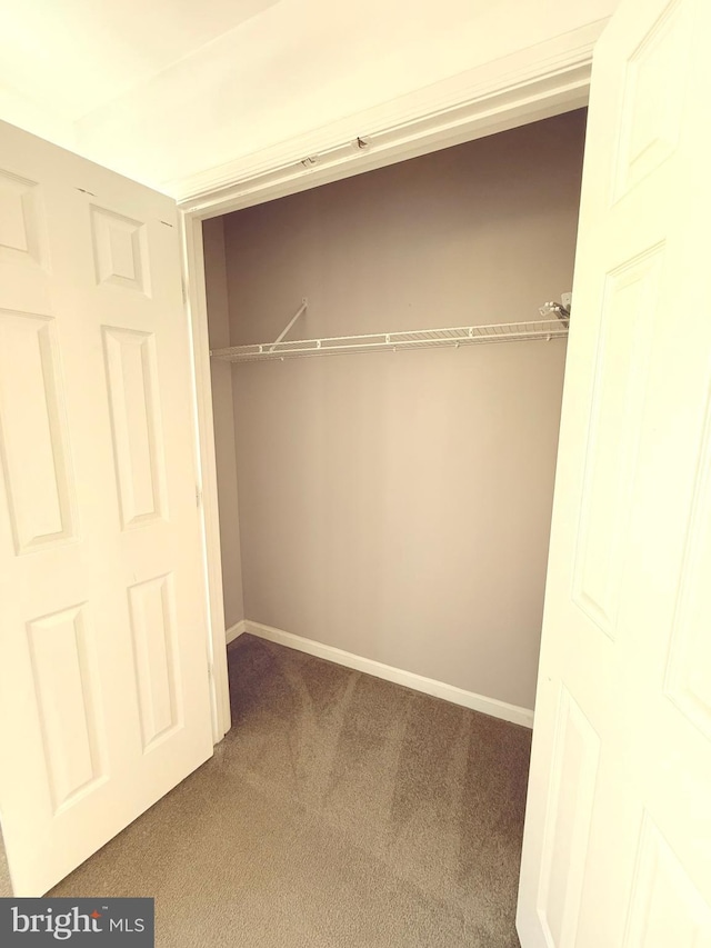 view of closet