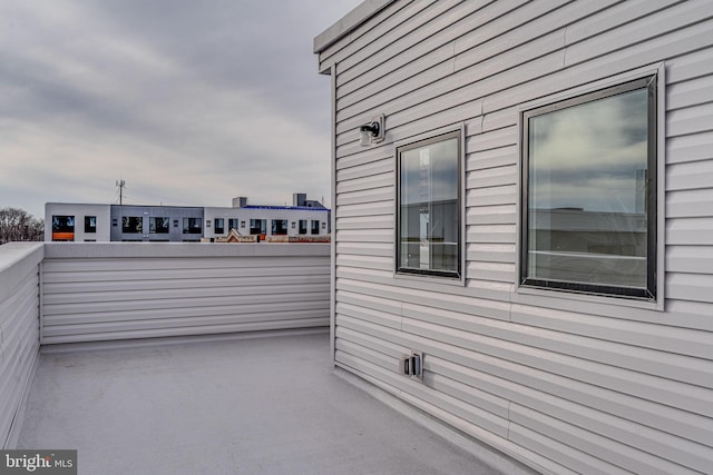 exterior space with a balcony