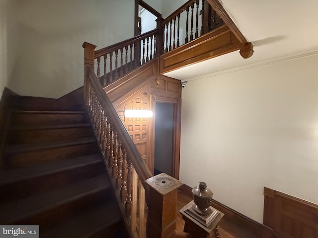 view of stairs