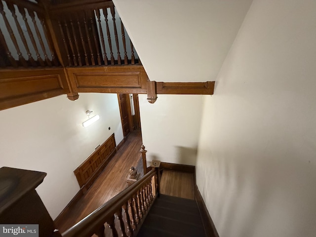 view of staircase