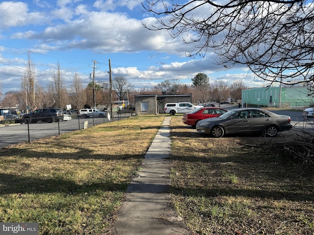 view of road