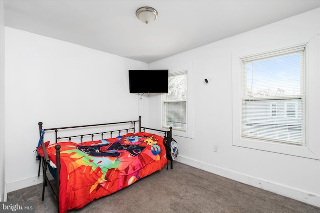 bedroom featuring carpet floors