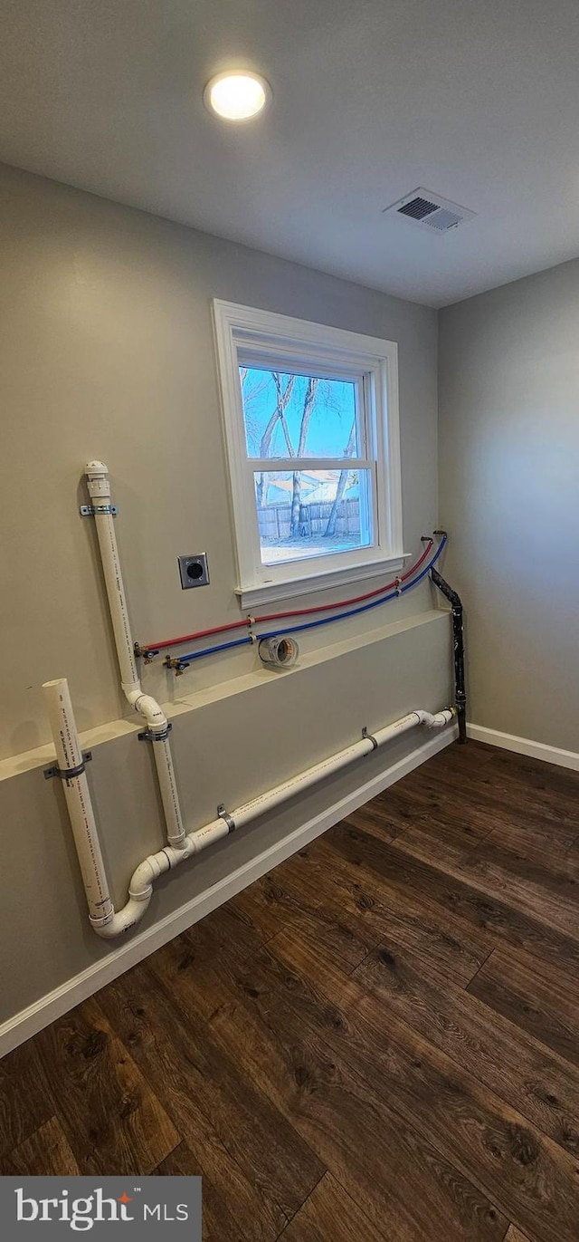 interior space featuring hardwood / wood-style flooring