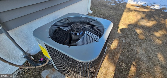 exterior details with central AC unit