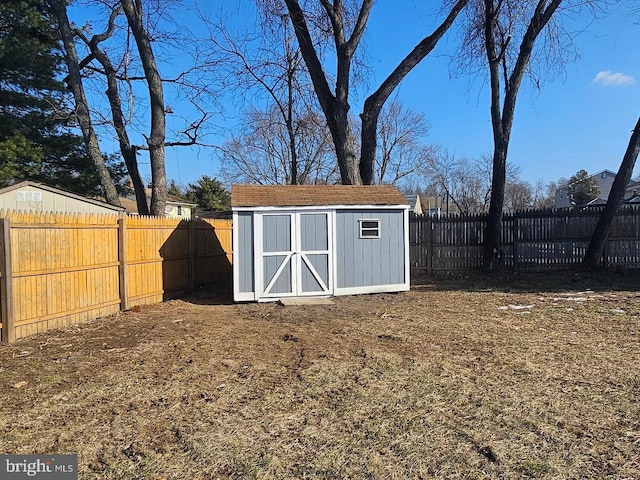 view of outbuilding