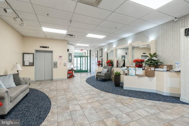 view of community lobby