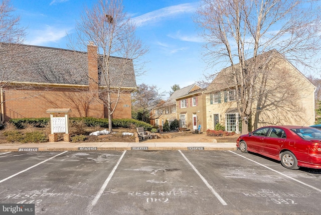 view of vehicle parking