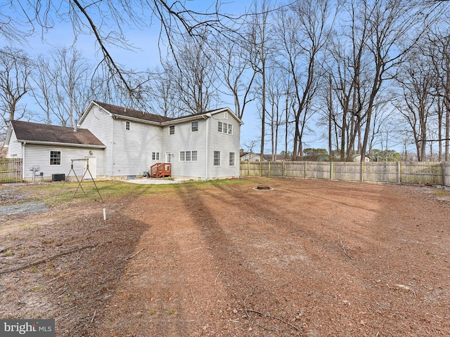 view of back of property