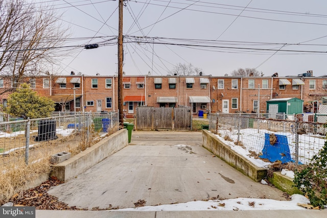 exterior space featuring central AC unit