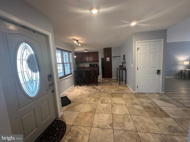 view of tiled entryway