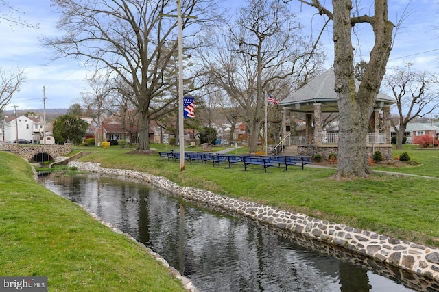 property view of water