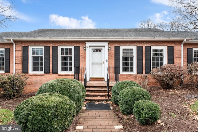 view of front of property