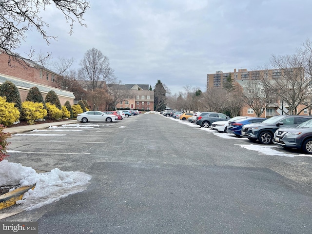 view of parking / parking lot