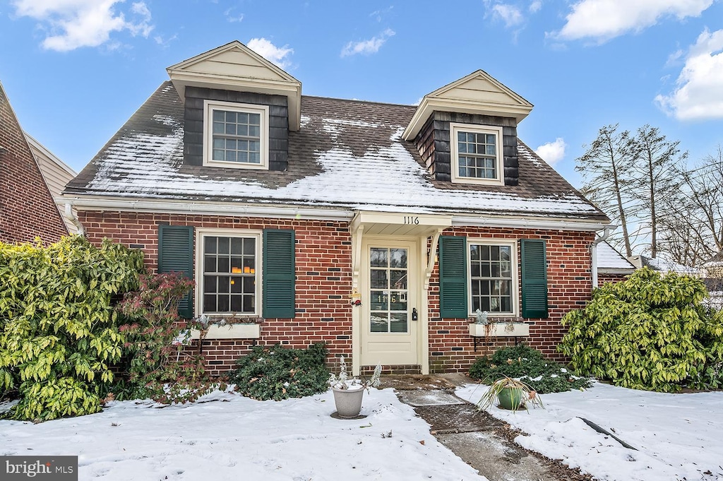 view of cape cod-style house