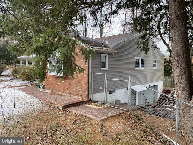 view of rear view of property