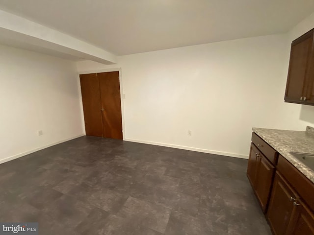 view of unfurnished dining area