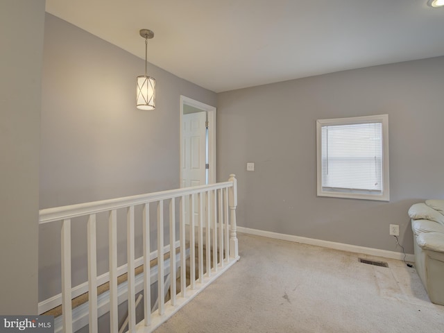 interior space with carpet flooring