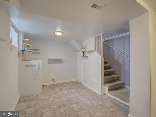 view of laundry area