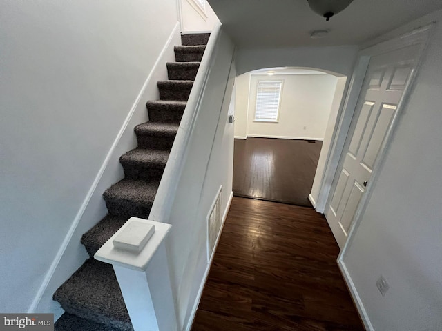 interior space featuring hardwood / wood-style flooring