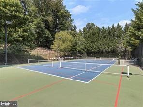 view of tennis court