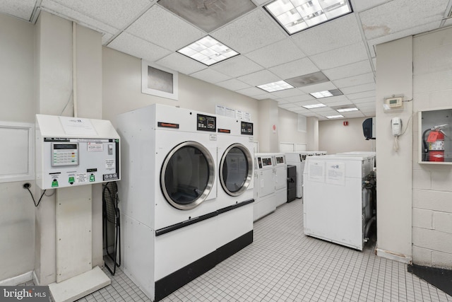 laundry room with separate washer and dryer