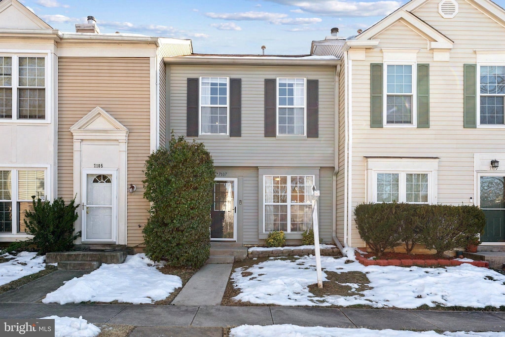 view of townhome / multi-family property