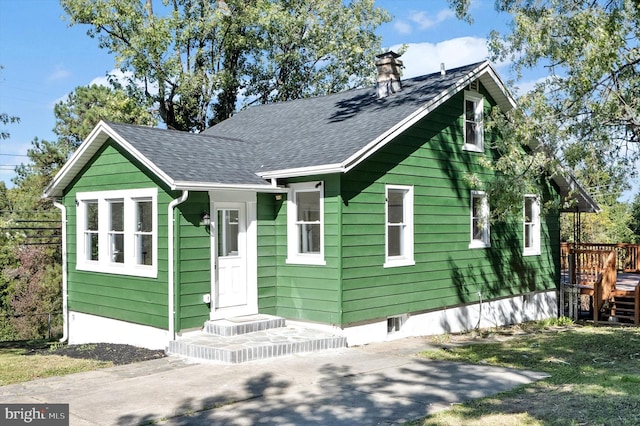 view of bungalow-style house