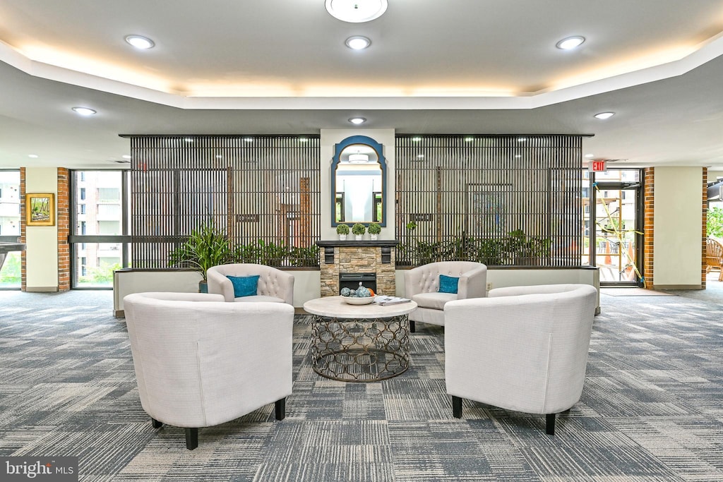 view of community lobby