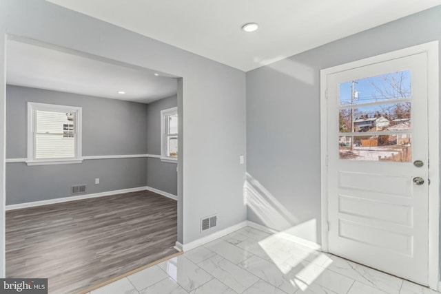 entrance foyer with a wealth of natural light