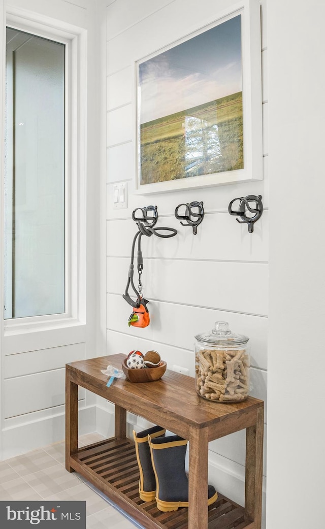 view of mudroom