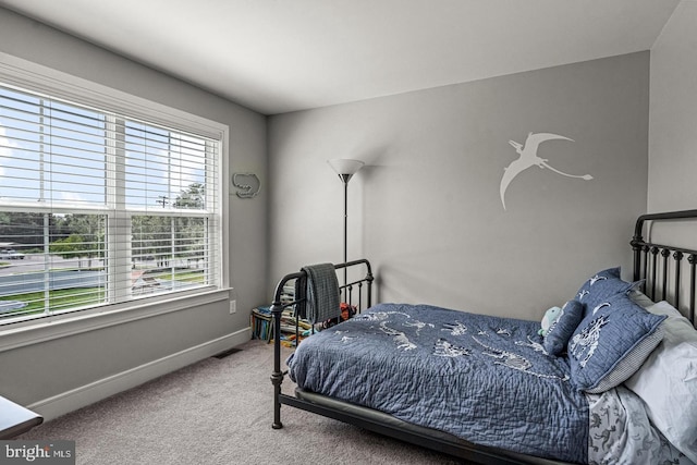 bedroom featuring carpet floors