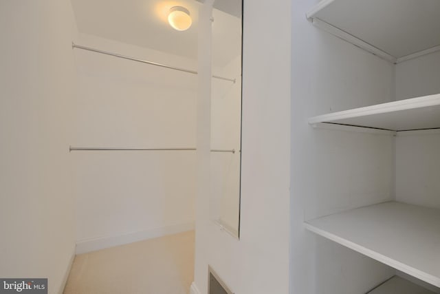 view of closet