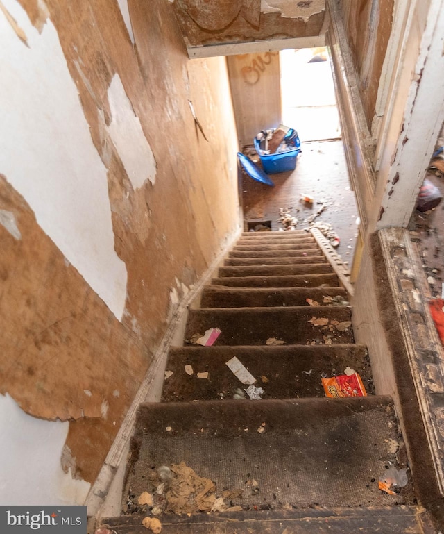 view of staircase