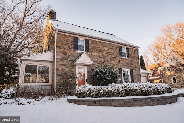 view of front of property