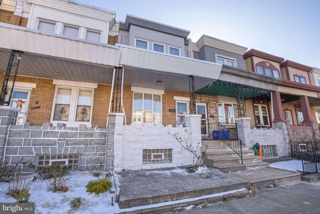 multi unit property featuring covered porch