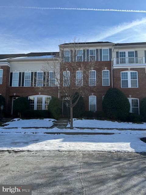 view of front of home with cooling unit