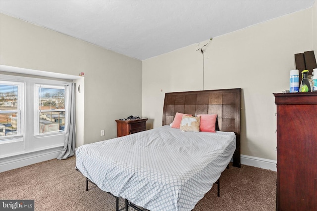 bedroom with carpet flooring