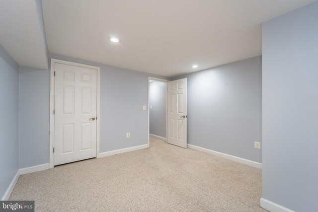 159 N Ellwood Ave, Baltimore, MD 21224 - finished below grade area with recessed lighting and baseboards