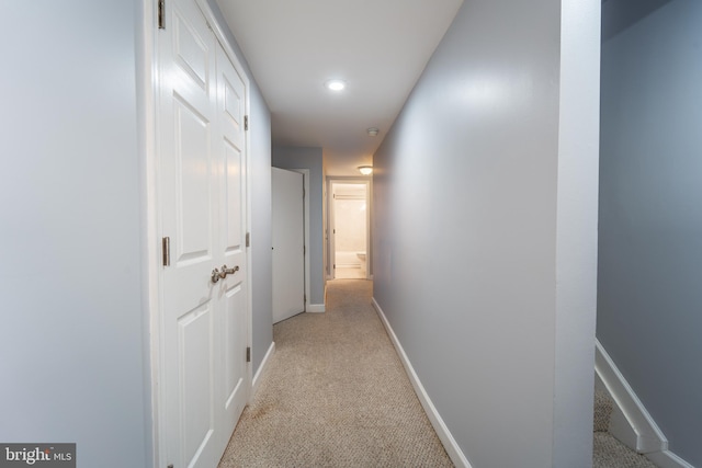 159 N Ellwood Ave, Baltimore, MD 21224 - hall with baseboards and light colored carpet