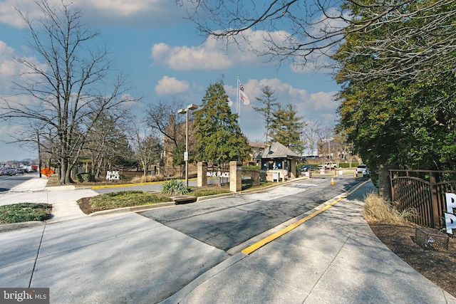 view of street